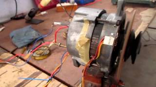 home made speed controller BLDC ALTERNATOR MOTOR TESTING [upl. by Karrah]