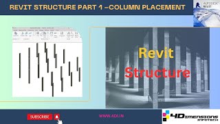 GRID AND COLUMN PLACEMENT in REVIT STRUCTURE PART 1  Revit Tutorial [upl. by Blood]