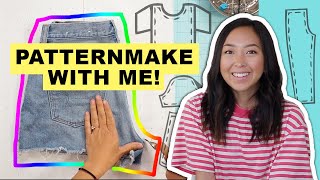 How to trace your clothes and turn them into PATTERNS coolirpa [upl. by Adrial]