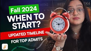 Fall 2024 Master’s Timeline  Application Timeline  Important Dates You Shouldn’t Miss  Yocket [upl. by Eldorado160]