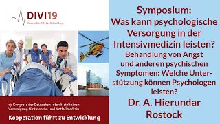 DIVI 2019 Welche Unterstützung können Psychologen leisten Dr Hierundar [upl. by Torhert12]