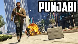 PUNJABI IN GTA 5  CASE ROBBERY MISSION [upl. by Riplex]