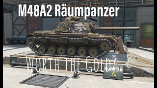 M48A2 Raumpanzer Worth 12500 Gold wotblitz [upl. by Rotce]