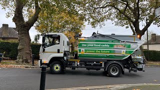 BRAND NEW TRUCK And service IsuzuTerberg Orus refuse truck on food waste JTV [upl. by Sverre]