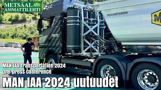 MAN IAA Transportation 2024 prepress conference  MAN IAA uutuudet [upl. by Ewan405]