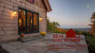 Pomfret Vermont Log Cabin Virtual Tour L12316 [upl. by Airlee]