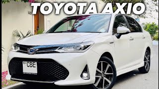 2018 Toyota Corolla Axio Hybrid 15 Review  Interior and Exterior Details [upl. by Adur]