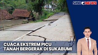 Jalan di Sukabumi Ambles Sedalam Empat Meter  Sindo Sore 0812 [upl. by Enelrak]