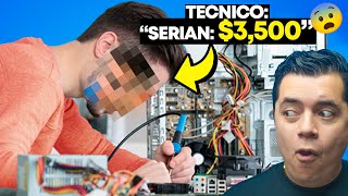 FINJO NO SABER de PCs y CONTRATO a TECNICO ¿QUÉ HIZO [upl. by Anirad354]