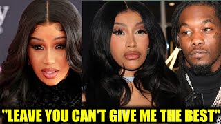 Offset ask Cardi B to leave his house withding the next 2 hours [upl. by Burnie]