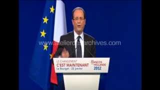 Hollande sur la finance au Bourget [upl. by Bassett97]