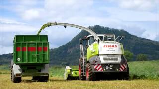 Grünroggen häckseln 2014 mit Claas Jaguar 960 [upl. by Llertnov59]