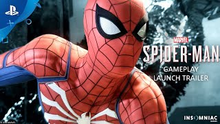 Marvel’s SpiderMan – Gameplay Launch Trailer  PS4 [upl. by Farrison]