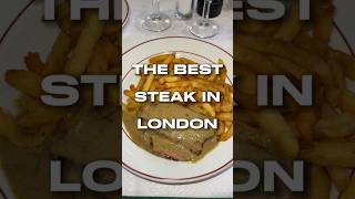 Is the steak at Le Relais de Venise lEntrecôte the best in London 🤔eating foodshorts tastetest [upl. by Aldarcy]