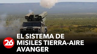 GUERRA RUSIAUCRANIA Así disparan los soldados ucranianos el sistema de misiles tierraaire Avanger [upl. by Barrett]