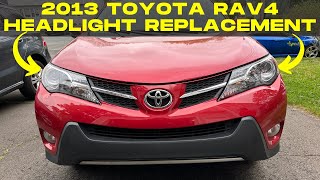 20132015 Toyota RAV4 headlights replacement [upl. by Narton133]