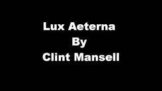 Lux Aeterna By Clint Mansell [upl. by Eekcaj]