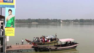 River Hooghly  Serampore  February 2015 [upl. by Etteloiv]