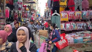 🇪🇬 CAIRO EGYPT KHAN ELKHALILI BAZAAR WALKING TOUR CAIRO CITY WALK 4K60FPS [upl. by Avie545]