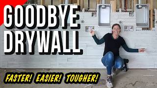 Fast amp Final Walls No Tape Mud or Paint  Durable and Easy to Clean [upl. by Ayerhs]