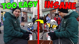 Megalovania  EASY to EXPERT  IN PUBLIC [upl. by Siravrat662]