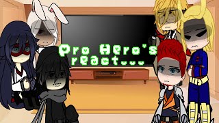 Pro Heros react to villain Izuku  Villain Izuku AU  Not original  Short [upl. by Maryjo]