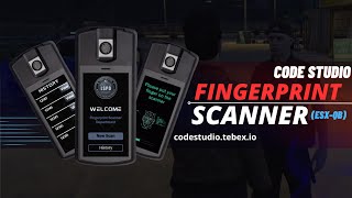 Fivem Fingerprint Scanner  QBESXStandalone  Code Studio [upl. by Celia]