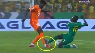 Sadio Mane BAD foul Vs Ivory Coast [upl. by Ahsenra646]