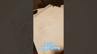 sketching blackmythwukonggameplay  art sketchart painting fanart videogameart [upl. by Ettenawtna]