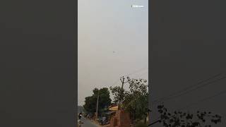 IAF MiG29 Fighter Jet Crashed 🤯 indianairforce crash [upl. by Nnylear]