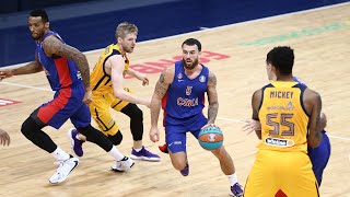 Khimki vs CSKA Condensed Game  Season 202021 [upl. by Aihsilat]