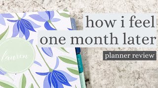 Plum Paper Planner Review 2022 After Using for 5 Weeks  Vertical Priorities [upl. by Clifford]