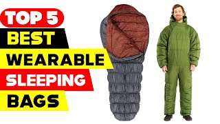 Top 5 Best Wearable Sleeping Bags Reviews of 2024 [upl. by Aivatahs]