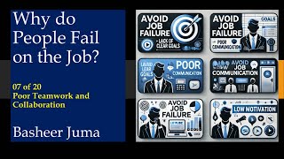 Basheer Juma Challenges of the Jobs 07 of 20 Poor Teamwork and Collaboration [upl. by Atimad]