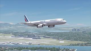 FSW DTG Flight Sim World  A321  Honolulu to Kahului [upl. by Kruter36]