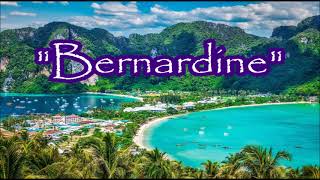 PAT BOONE BERNARDINE  lyrics [upl. by Esinehs95]