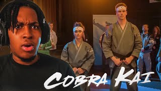 Cobra Kai Season 6 Part 2 Iron Dragons vs Cobra Kai Official Clip REACTION [upl. by Esikram742]