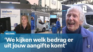 Mobiele belastingdienstbus helpt je met jouw aangifte 💰  L1 Nieuws [upl. by Aisayt]