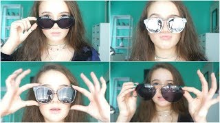 NEW Trendy Sunglasses Haul FionaFrills Vlogs [upl. by Jenness]