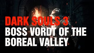 Dark Souls III  Boss Vordt of the Boreal Valley  1080p  PS4 [upl. by Iz]