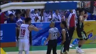 Chris Dumapig and Mike Maestre Scuffle  Biñan vs South Cotabato MPBL PLAYOFFS GAME 2 [upl. by Sweeney]