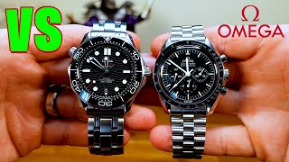 Omega Speedmaster VS Seamaster  Which One Should You Choose [upl. by Ocihc]