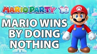 Mario Party 10  Mario Wins By Doing Absolutely Nothing [upl. by Aloysia]