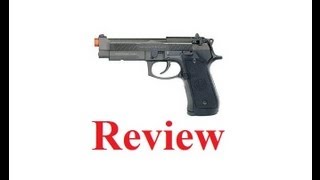 HFC M190 green gas blow back airsoft pistol review [upl. by Yentyrb]