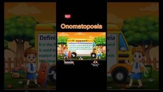 Onomatopoeia examples grammar knowledge learnenglish learning klwp englishgrammar [upl. by Edmond716]