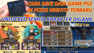 CARA MUDAH SAVE MEMORI GAME PS2 DI PCSX2  SEMUA GAME PS2 BISA LENGKAP [upl. by Dahsra818]