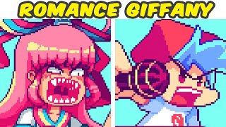 Friday Night Funkin VS Romance GIFfany FULL WEEK  Cutscene  Yandere Girl FNF MODGravity Falls [upl. by Aihsein798]