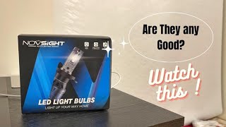 H4 LED Headlight Bulb from Amazon Is it any good Novsight or Nighteye which is better [upl. by Baten]