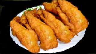 Lote Fish Fry  Bombay Duck Fish Fry  Lote Macher Chop [upl. by Nahtnahoj]