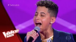 Felipinho canta Coração do Maloqueiro nas Audições às Cegas  The Voice Kids Brasil  5ª Temporada [upl. by Henke]